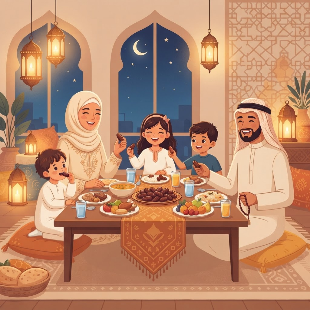 رمضان مع الصغار — أنشطة وروتين عملي للأطفال دون 6 سنوات